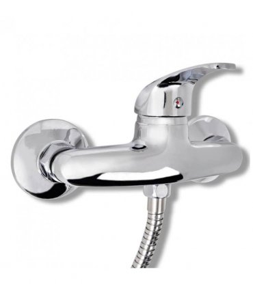 vidaXL Bath Shower Mixer Tap Kit Chrome