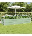 vidaXL Planter Green 240 x 80 x 45 cm Steel