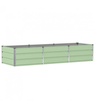 vidaXL Planter Green 240 x 80 x 45 cm Steel