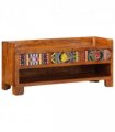 vidaXL Shoe Bench Honey Brown 100 x 35 x 45 cm Acacia Solid Wood