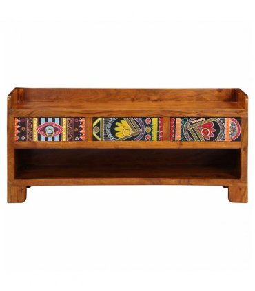 vidaXL Shoe Bench Honey Brown 100 x 35 x 45 cm Acacia Solid Wood