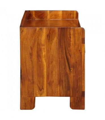 vidaXL Shoe Bench Honey Brown 100 x 35 x 45 cm Acacia Solid Wood