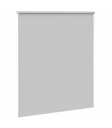 vidaXL Roller Blind Blackout Light Grey 125x150 cm Fabric Width 121.6 cm Polyester