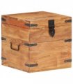 vidaXL Chest | Natural wood | Solid Acacia wood | Small | Chest | Square