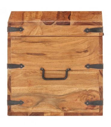 vidaXL Chest | Natural wood | Solid Acacia wood | Small | Chest | Square