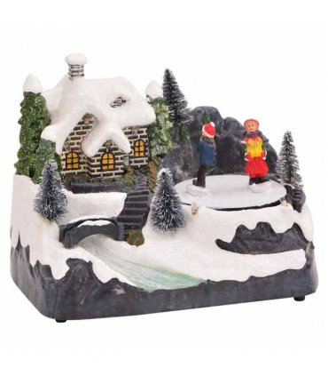 vidaXL Christmas Tabletop Multicolour 16 x 11.5 x 13 cm Plastic