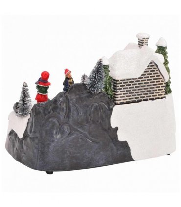 vidaXL Christmas Tabletop Multicolour 16 x 11.5 x 13 cm Plastic