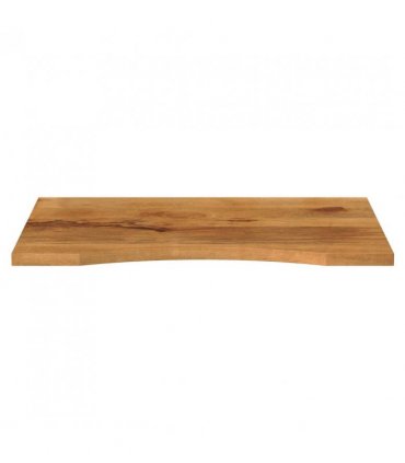vidaXL Desk Top with Curve 80x60x2.5 cm Solid Wood Rough Mango