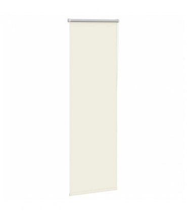 vidaXL Roller Blind Blackout Off White 55x150 cm Fabric Width 50.7 cm Polyester