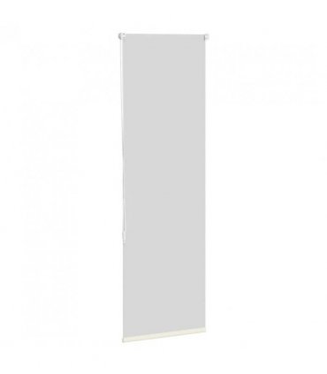 vidaXL Roller Blind Blackout Off White 55x150 cm Fabric Width 50.7 cm Polyester