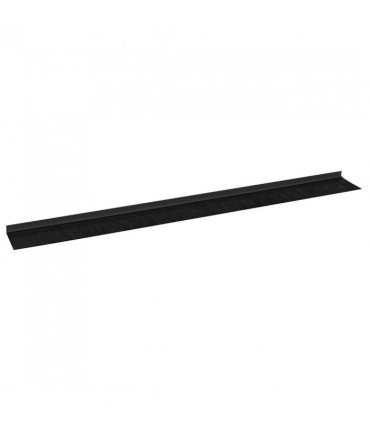 vidaXL Self-adhesive Door Brush Seals 2 pcs Black 100 cm