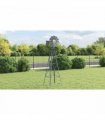 vidaXL Windmill Grey 84 x 68 x 245 cm Iron