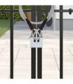 vidaXL Padlock 12 pcs Silver Steel