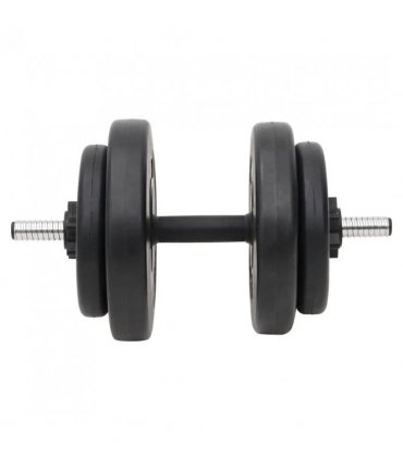 vidaXL Curl Barbell and Dumbbell with Plates 60 kg