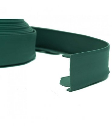 vidaXL Lawn Edgings Green 3000 x 4 x 5 cm Plastic