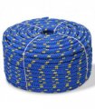 vidaXL Marine Rope Polypropylene 12 mm 250 m Blue