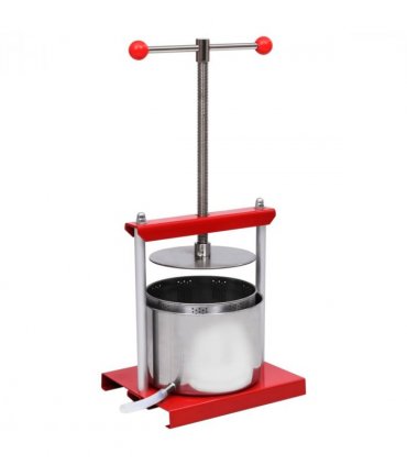 vidaXL Fruit and Wine Press Stainless Steel 6 L