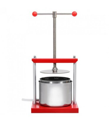 vidaXL Fruit and Wine Press Stainless Steel 6 L