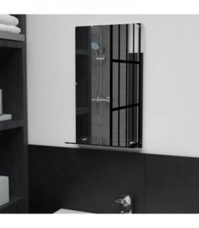 vidaXL Wall Mirror | Transparent | Tempered Glass | 30x50 cm | Wall Mirror