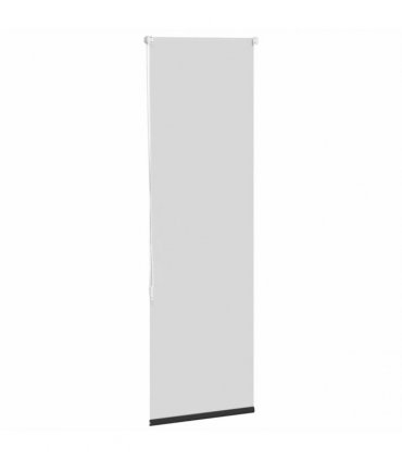 vidaXL Roller Blind Blackout Black 40x130 cm Fabric Width 35.7 cm Polyester