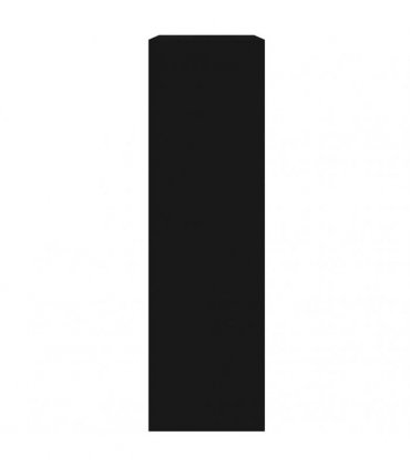 vidaXL Shoe Cabinet Black 63x24x81 cm Engineered Wood