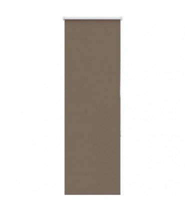 vidaXL Roller Blind Blackout Coffee 50x130 cm Fabric Width 45.7 cm Polyester