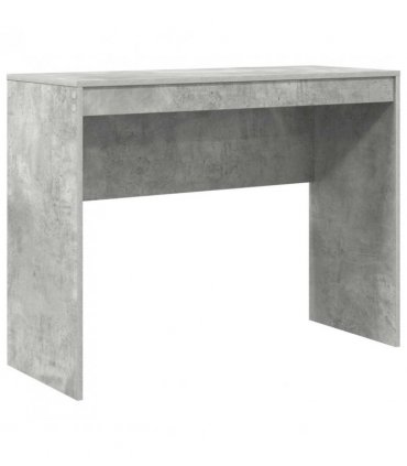 vidaXL Desk with Drawer with Shelf with Storage 2 pcs Concrete Grey