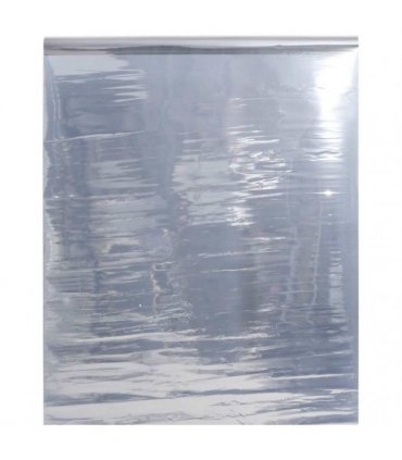 vidaXL Solar Film Static Reflective Effect Silver 90x500 cm PVC