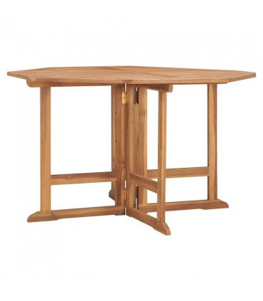 vidaXL Outdoor Dining Set | Natural Teak | Fine sanded teak hardwood | Medium