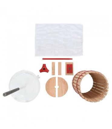 vidaXL Fruit and Wine Press with Cloth Bag 30 L Oak Wood