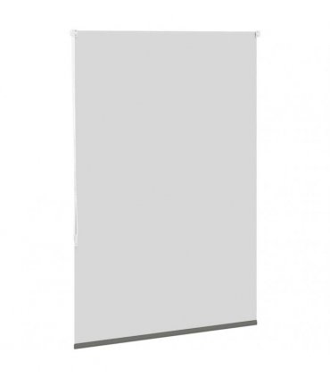 vidaXL Roller Blind Blackout Grey 110x150 cm Fabric Width 105.7 cm Polyester