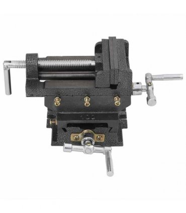 vidaXL Manually Operated Cross Slide Drill Press Vice 78 mm