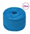 vidaXL Work Rope Blue 14 mm 25 m Polypropylene