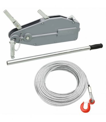 vidaXL Wire Rope Hoist Winch 800 kg