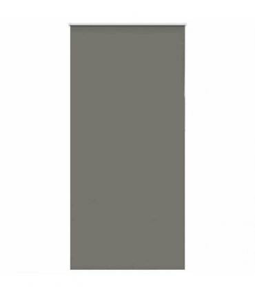 vidaXL Roller Blind Blackout Grey 95x230 cm Fabric Width 90.7 cm Polyester