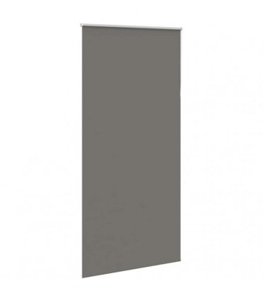 vidaXL Roller Blind Blackout Grey 95x230 cm Fabric Width 90.7 cm Polyester