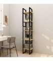 vidaXL 5-Tier Book Cabinet 40x30x175 cm Pinewood