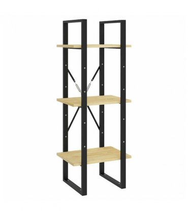 vidaXL 5-Tier Book Cabinet 40x30x175 cm Pinewood