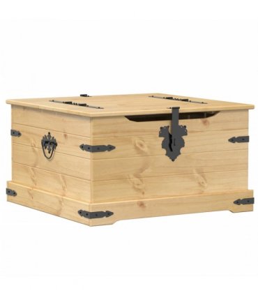 vidaXL Storage Box Corona 78x78x45 cm Solid Wood Pine