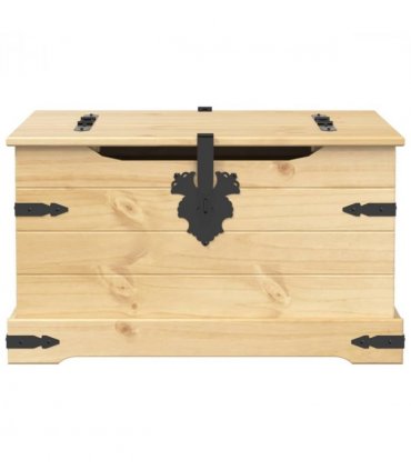 vidaXL Storage Box Corona 78x78x45 cm Solid Wood Pine