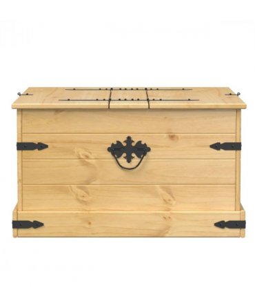 vidaXL Storage Box Corona 78x78x45 cm Solid Wood Pine