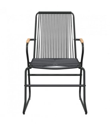 vidaXL Garden Chair | Set of 2 | Black