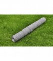 vidaXL Mesh Fence Galvanised Steel Hexagon 1x25 m Silver