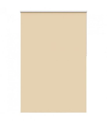 vidaXL Roller Blind Blackout Beige 160x230 cm Fabric Width 156.6 cm Polyester