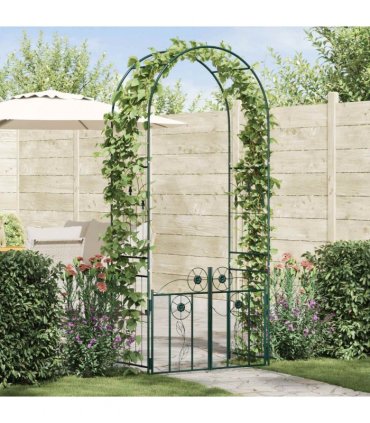 vidaXL Garden Arch with Lock Green 102 x 50 x 218 cm