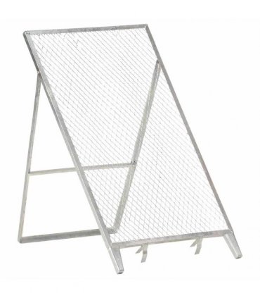 vidaXL Garden Sieve Galvanised Steel