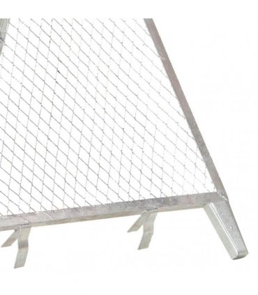vidaXL Garden Sieve Galvanised Steel