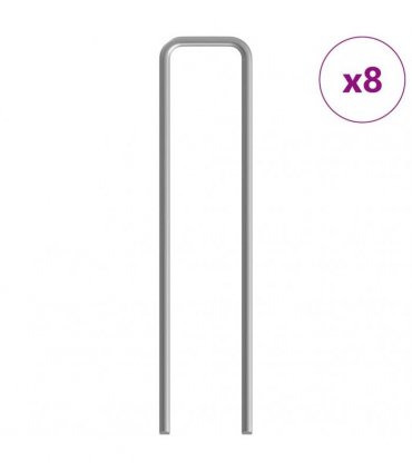 vidaXL Rabbit Cage Silver 200 x 78 x 78 cm Galvanised Steel