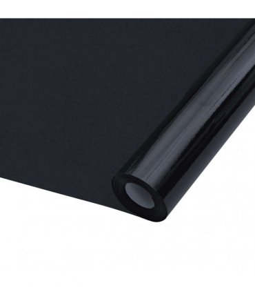 vidaXL Window Films 3 pcs Static Frosted Black PVC