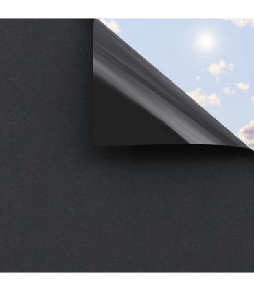 vidaXL Window Films 3 pcs Static Frosted Black PVC